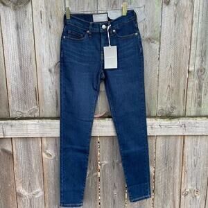 Everlane Jeans The Mid-Rise Skinny Stretch Size 23 Regular NWT Sustainable Denim